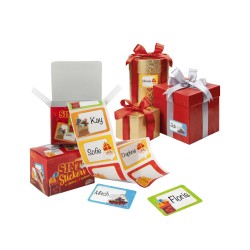 Sinterklaas stickers op rol (50 st.)