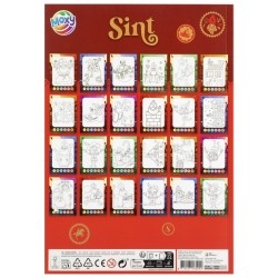 Sint kleuren op nummer