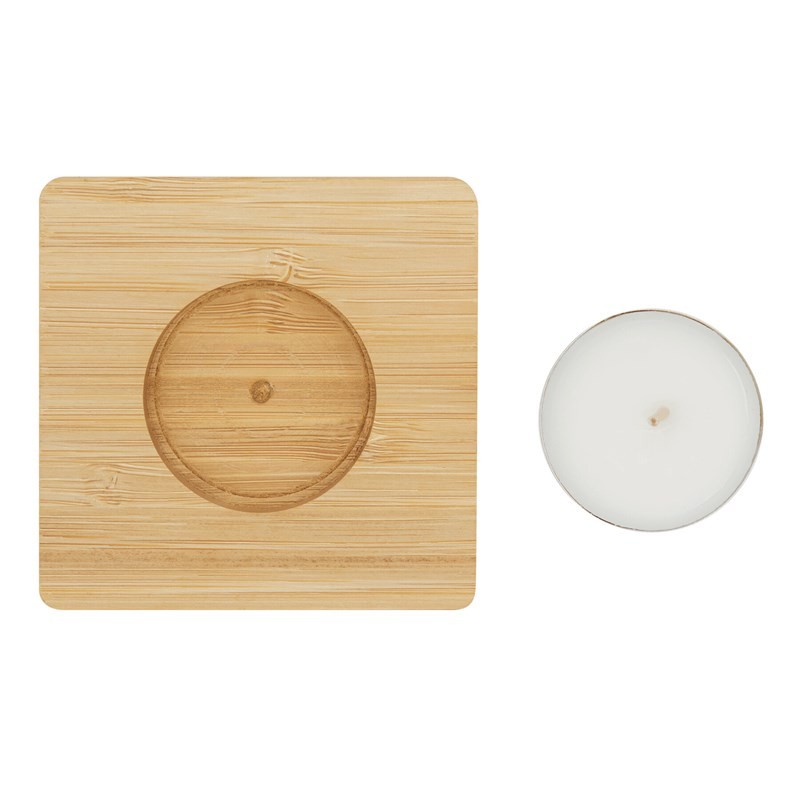 Waxinelichthouder bamboe