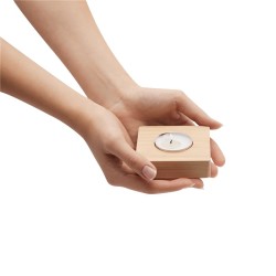 Waxinelichthouder bamboe