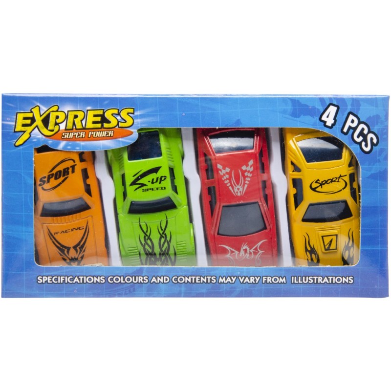 Gekleurde auto's (4 st.)