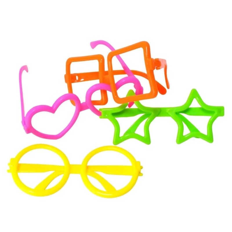 Feestbril neon (4 st.)