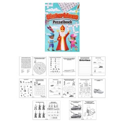 Sint kleur- en puzzel boekje