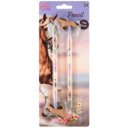 Paarden potloden met topper (2 st.)