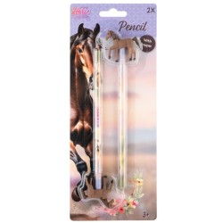 Paarden potloden met topper (2 st.)
