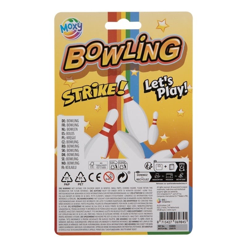 Mini bowling set