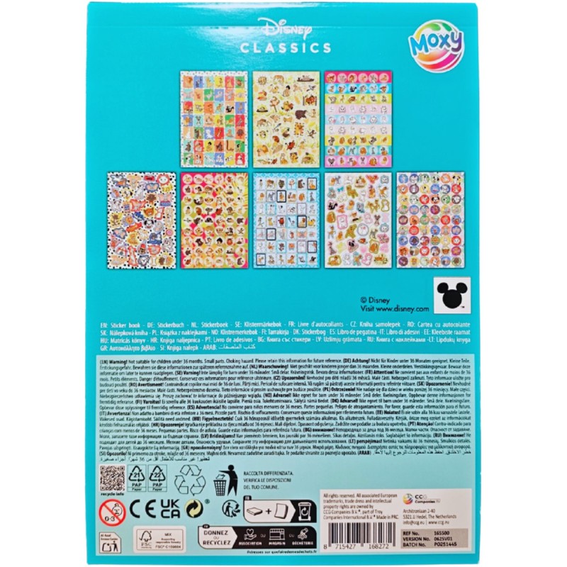 Disney classics glitter sticker boek