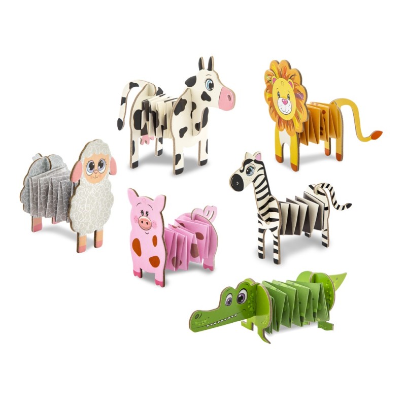 Accordeon dieren maken (3 st.)