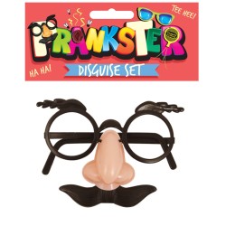 Fop bril met neus en snor