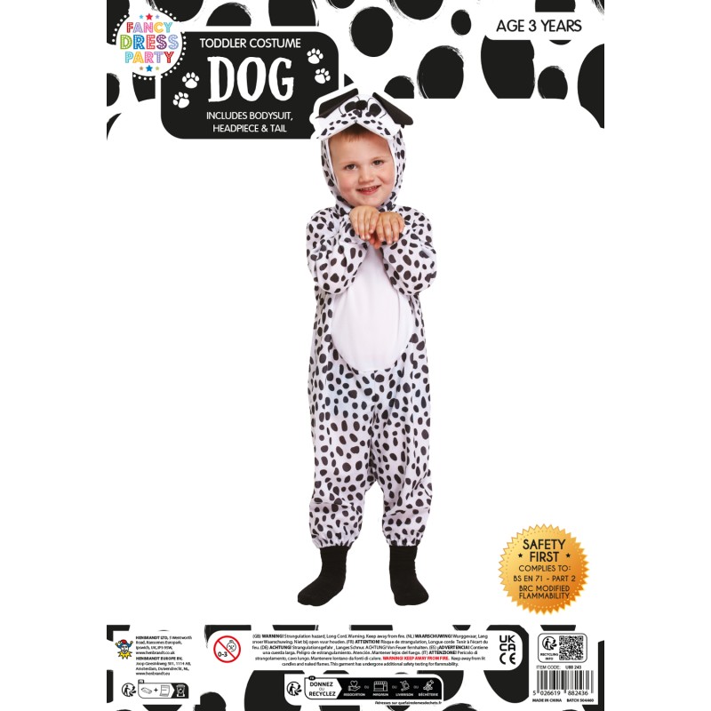 Peuter kostuum hond