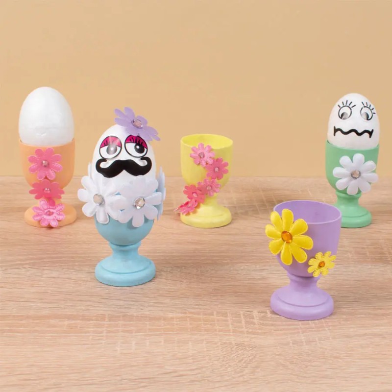 Blank houten eierdopje