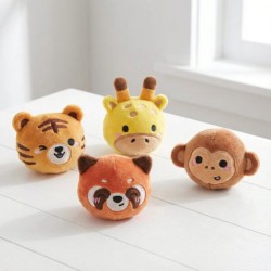 Pluche jungle stuiterbal