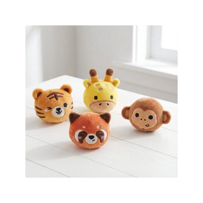 Pluche jungle stuiterbal