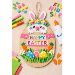 Paas hanger hout XL (6 st.)