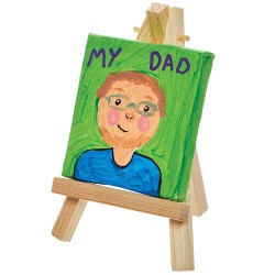 Mini schildersezel met canvas