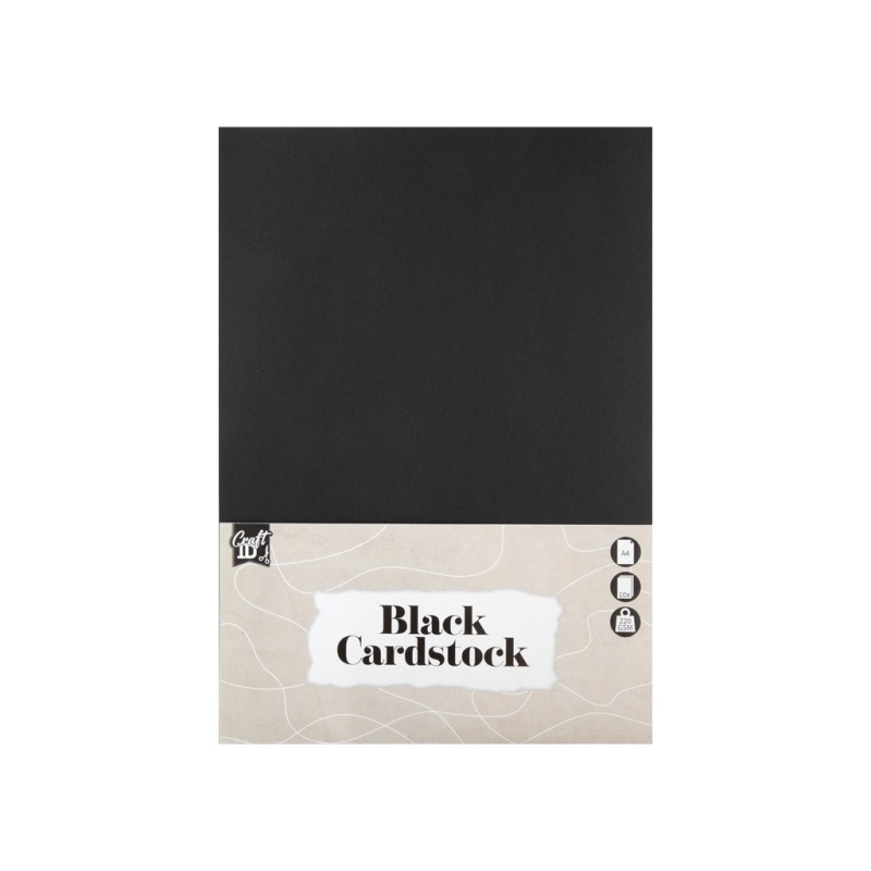 Hobbykarton zwart 10 vel