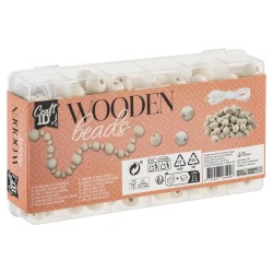 Blank houten kralenset