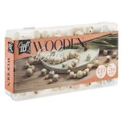 Blank houten kralenset