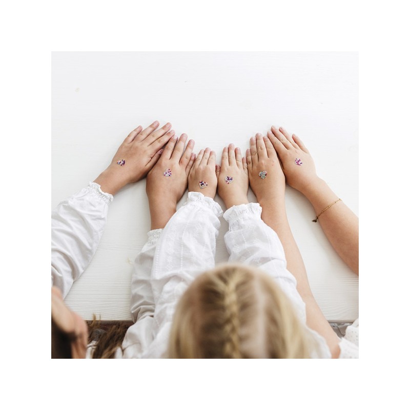 Strass stickers hart