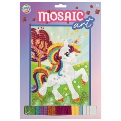 Mozaïek kunst glitter A4