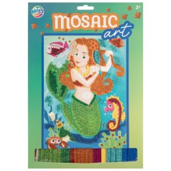 Mozaïek kunst glitter A4