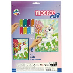 Mozaïek kunst glitter A4