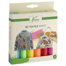 3D textielverf (6 st.)