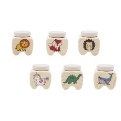 Tandendoosje met dieren opdruk