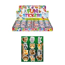 Fun stickers bosdieren