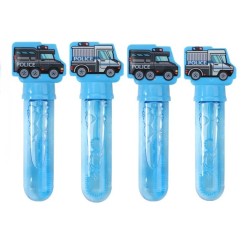 Bellenblaas met figuur politie