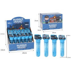 Bellenblaas met figuur politie