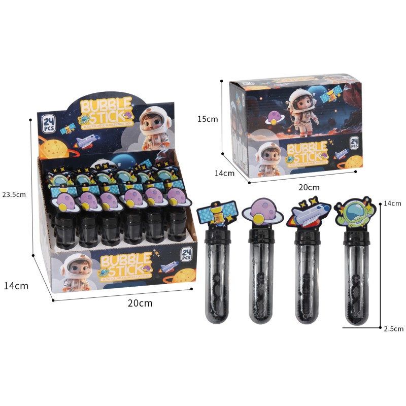 Bellenblaas met figuur space