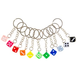 Sleutelhanger dobbelsteen