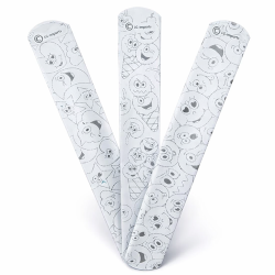 Klaparmband emoji inkleurbaar