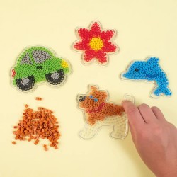 Strijkkralen bordjes 4 figuren