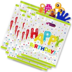 Happy birthday feestzakjes (8 st)