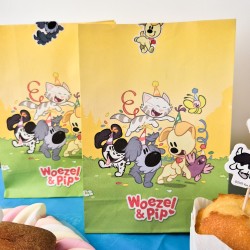 Woezel & Pip uitdeelzakjes met stickers (8 st.)