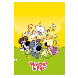 Woezel & Pip uitdeelzakjes met stickers (8 st.)