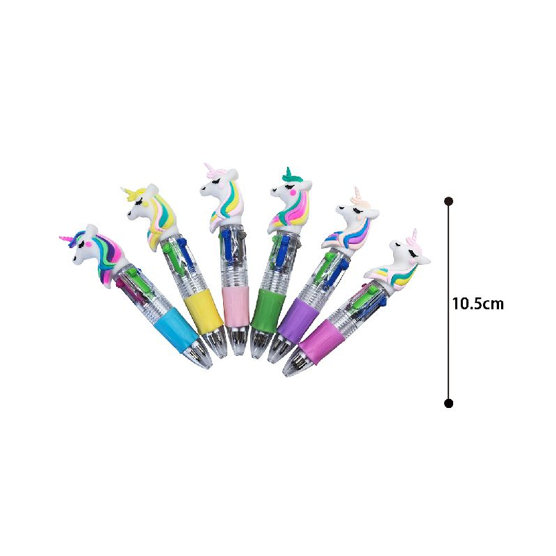 4 kleuren pen unicorn