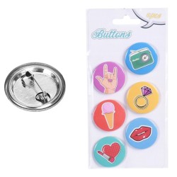 Button cartoon ( 6 st.)