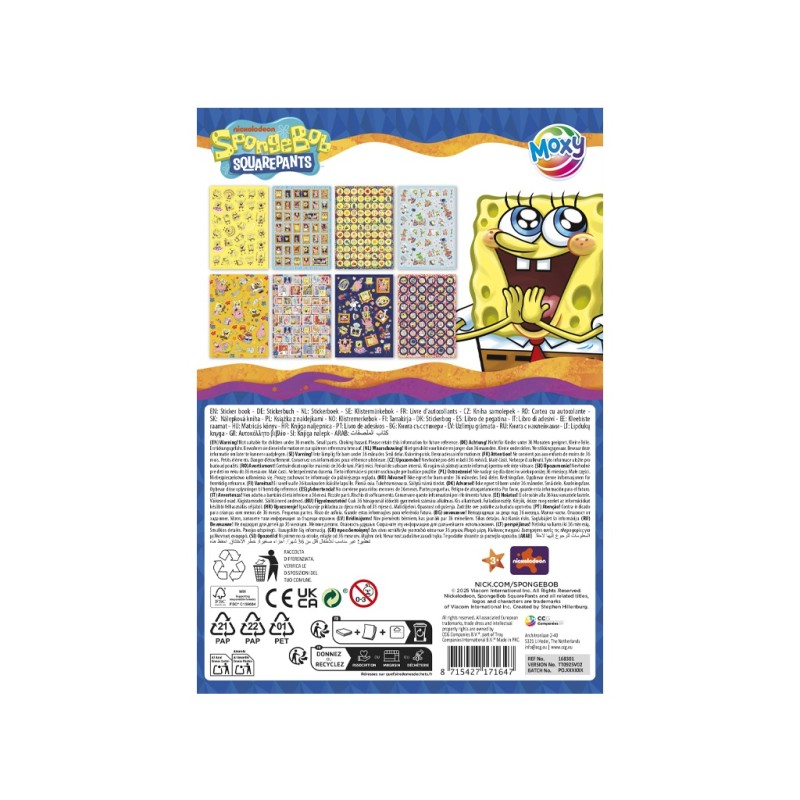 Spongebob stickerboek A5