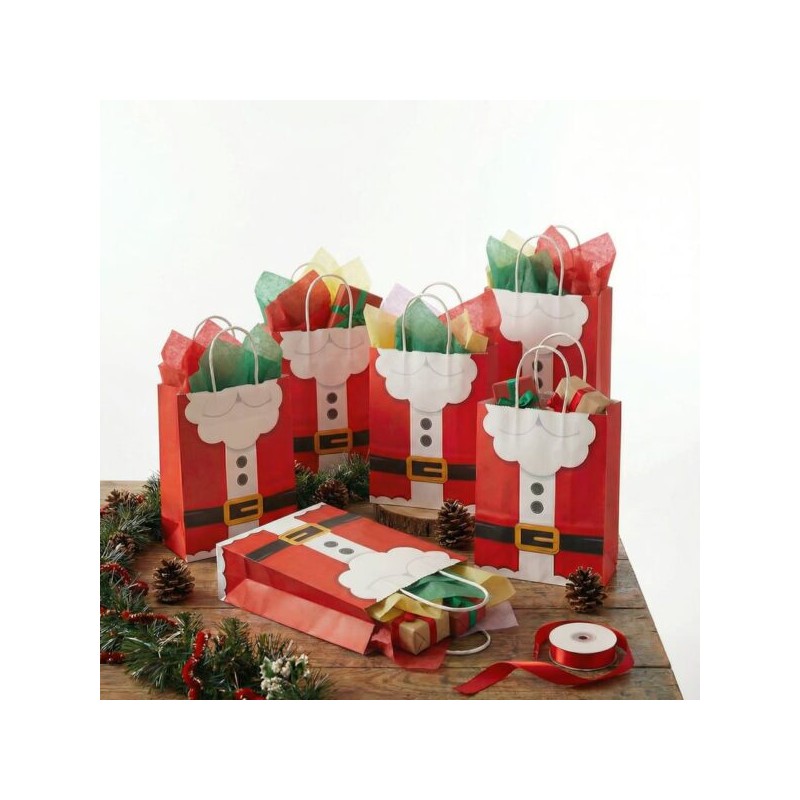 Cadeautasje Kerstman (6 st.)