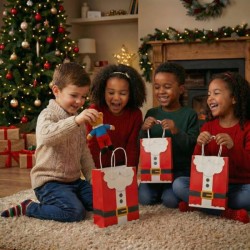 Cadeautasje Kerstman (6 st.)