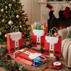 Cadeautasje Kerstman (6 st.)