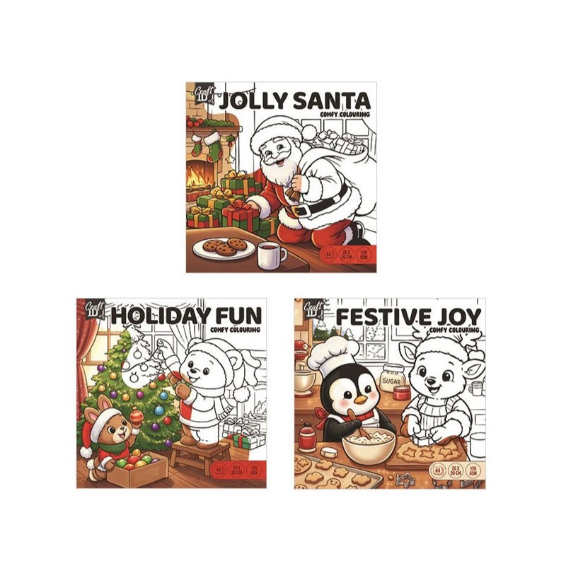 Kerst comfy kleurboek