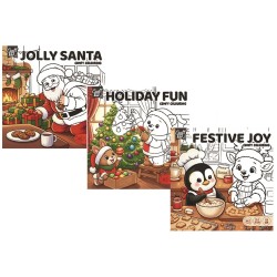 Kerst comfy kleurboek