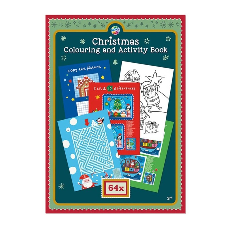 Kleur- en activiteitenboek kerst