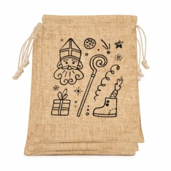 Sinterklaas jute zak (3 st.)