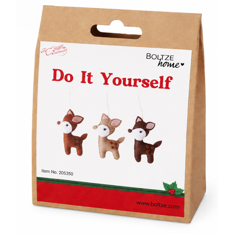 DIY kersthangers rendier (3 st.)