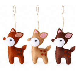 DIY kersthangers rendier (3 st.)